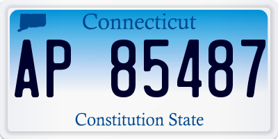 CT license plate AP85487