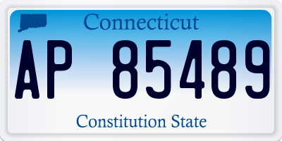 CT license plate AP85489