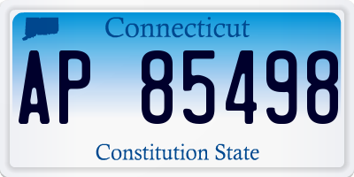 CT license plate AP85498