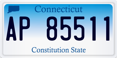 CT license plate AP85511