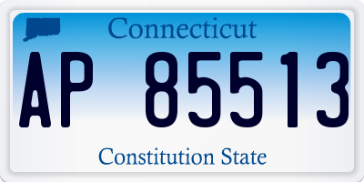 CT license plate AP85513