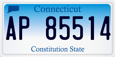 CT license plate AP85514