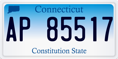 CT license plate AP85517