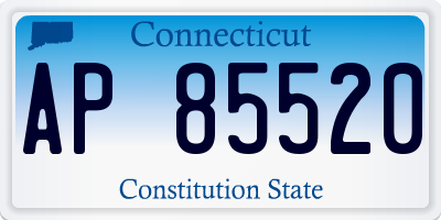 CT license plate AP85520