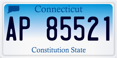 CT license plate AP85521