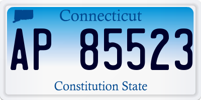 CT license plate AP85523