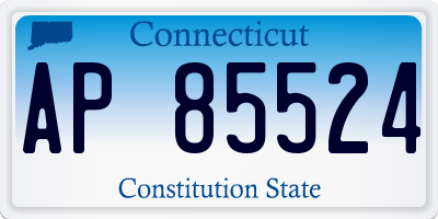 CT license plate AP85524