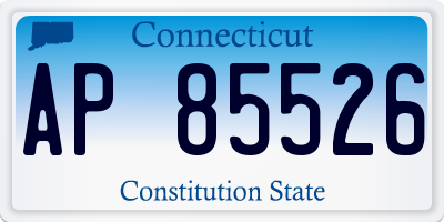 CT license plate AP85526