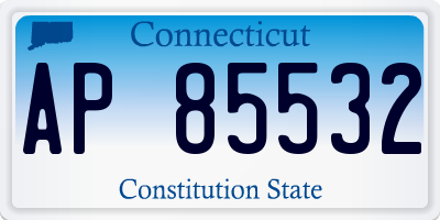 CT license plate AP85532