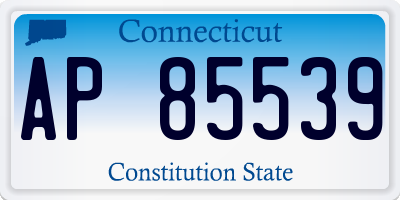 CT license plate AP85539