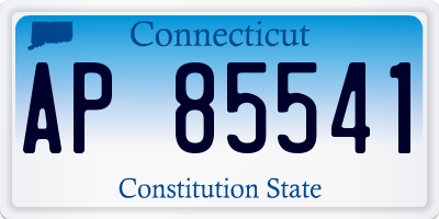 CT license plate AP85541