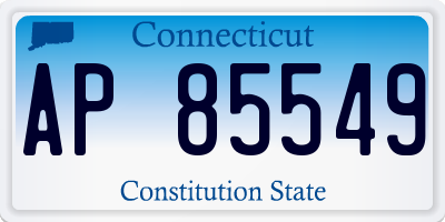 CT license plate AP85549