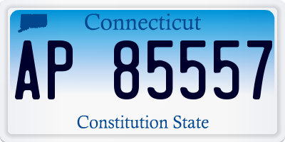 CT license plate AP85557