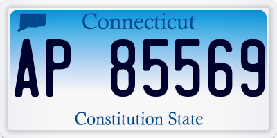 CT license plate AP85569