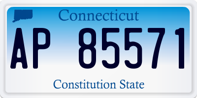 CT license plate AP85571