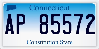 CT license plate AP85572