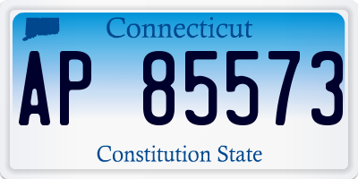 CT license plate AP85573