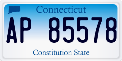 CT license plate AP85578