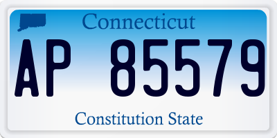 CT license plate AP85579