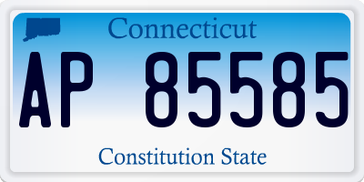 CT license plate AP85585