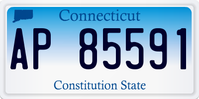 CT license plate AP85591