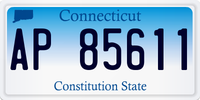 CT license plate AP85611