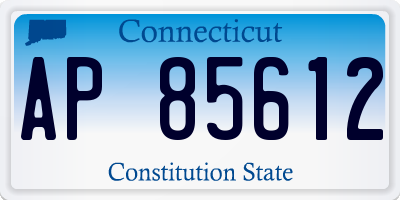 CT license plate AP85612