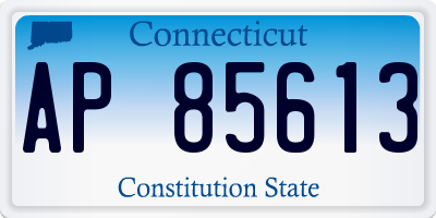 CT license plate AP85613