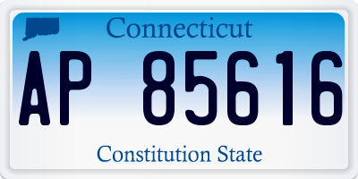 CT license plate AP85616