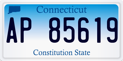 CT license plate AP85619