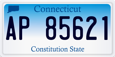 CT license plate AP85621