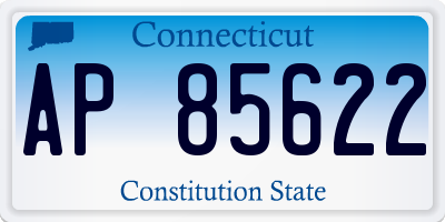 CT license plate AP85622