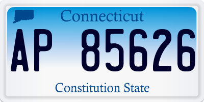 CT license plate AP85626
