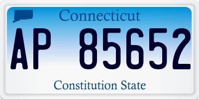 CT license plate AP85652