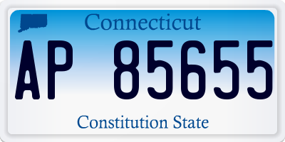 CT license plate AP85655