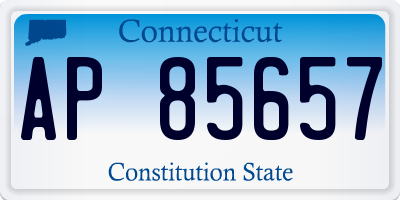 CT license plate AP85657