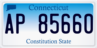 CT license plate AP85660