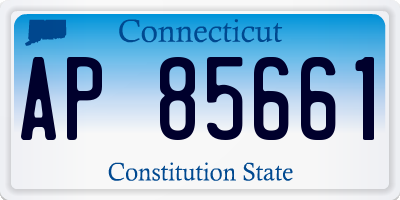 CT license plate AP85661