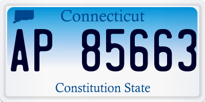 CT license plate AP85663