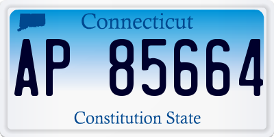 CT license plate AP85664