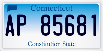 CT license plate AP85681