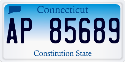CT license plate AP85689