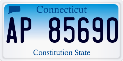 CT license plate AP85690