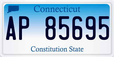 CT license plate AP85695