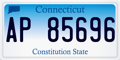 CT license plate AP85696