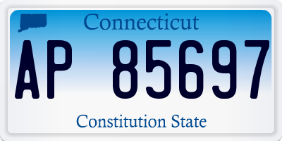 CT license plate AP85697