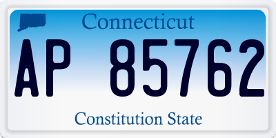 CT license plate AP85762