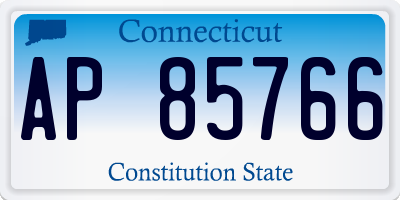 CT license plate AP85766