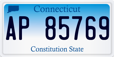 CT license plate AP85769