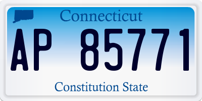 CT license plate AP85771